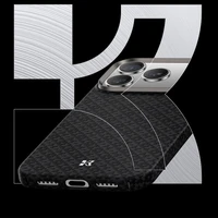 Benks magnetinis Armor Air Armor Grid Kevlar dėklas su metaliniu rėmeliu 600D (B068) Iphone 17 Air telefonui juodas