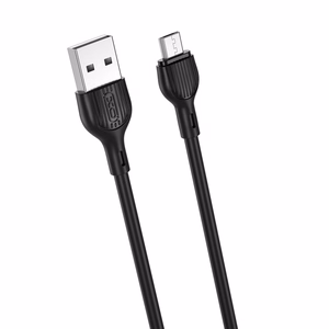XO кабель NB200 USB - USB-C 1,0m 2.1A черный