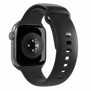 Puro Icon silikoninis dirželis Apple Watch 38/40/41 mm - juodas (2 vnt.)