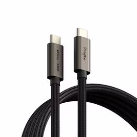 "Ringke" USB-C 3.2 Gen. PD240W kabelis 100 cm - juodas