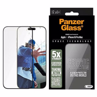 PanzerGlass Keraminis apsauginis stiklas iPhone 16 Pro Max 6.9" Itin platus pritaikymas 2856