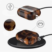 Tech-Protect Lamano case for AirPods 4 - brown and black