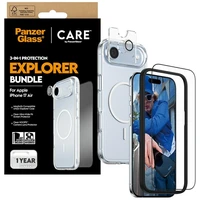 CARE by PanzerGlass flagmanas tyrinėtojas 3in1 dėklas + stiklas + lęšis iPhone Air