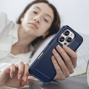 Carbon Case for iPhone 16 Pro - Blue
