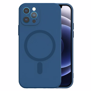 TEL PROTECT MagSilicone Dėklas telefonui Iphone 14 Pro tamsiai mėlynas