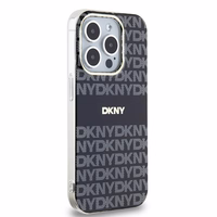 DKNY IML Mono ir Stripe Magnetinis dėklas telefonui iPhone 15 Pro Max - juodas