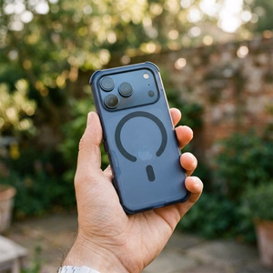 Case for iPhone 16 Forcell F-Protect BumperX Premium compatible with MagSafe navy blue