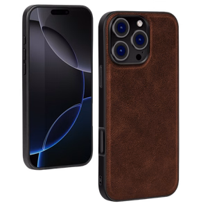 Telefono dėklas X-Level Earl III Collection skirtas Apple iPhone 16 Pro rudas