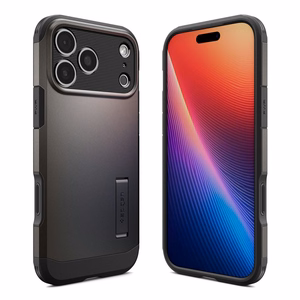 Spigen Tough Armor "T" MagSafe dėklas telefonui iPhone 17 Pro - pilkas