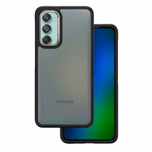 Crystal Black dėklas telefonui Samsung Galaxy M55 5G pilkas