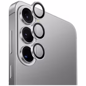 UNIQ Optix Aluminium Camera Lens kameros stiklas Samsung Galaxy S26 / S26 Plus sidabrinis