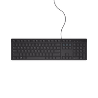 DELL KB216 klaviatūra USB QWERTY US tarptautinė juoda