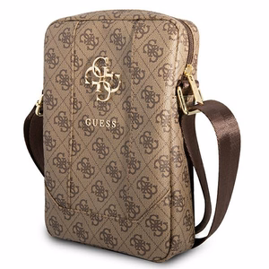 Guess GUTB10G4GFBR 4G Big Metal Logo įmautė 10" planšetiniam kompiuteriui, ruda