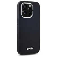 DKNY Paprastas logotipas Magnetinis dėklas telefonui iPhone 14 Pro - juodas