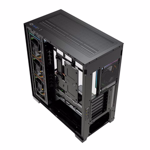 MODECOM kompiuterio korpusas VOLCANO STELLAR PLUS ARGB MIDI 5F Juoda