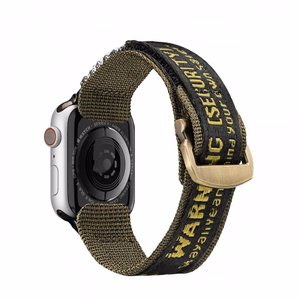 Apyrankė Dux Ducis "Outdoor" skirta Apple Watch 42mm/44mm/45mm geltona / žalia
