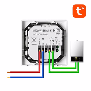 Avatto WT200-BH-3A-W boilerio 3A WiFi išmanusis termostatas TUYA