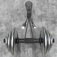 Dudao L9T 5A USB-A - USB-C kabelis 1m - juodas