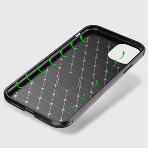 Tel Protect Carbon Elite dėklas telefonui Iphone 13 juodas