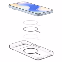 Spigen Ultra Hybrid Mag MagSafe dėklas telefonui Google Pixel 10 / 10 Pro - skaidrus ir baltas