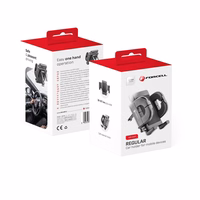 FORCELL F-GRIP paprastas automobilio laikiklis oro ventiliacijai juodas