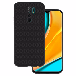 Tel Protect Liquid Air Case dėklas telefonui Xiaomi Redmi 9 juodas