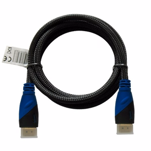 Savio CL-48 HDMI laidas 2 m HDMI Type A (Standard) juodas, mėlynas