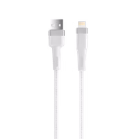 "Setty" USB - "Lightning" kabelis 1,2 m 2A KNA-L-1.220 baltas