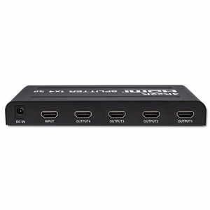 Qoltec 51798 aktyvus HDMI skirstytuvas 4 x HDMI 4K x 2K | 3,4 Gb/s