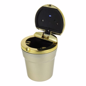 Automobilinė peleninė CHROM, auksinė