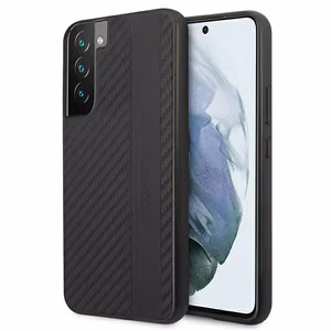 AMG Carbon Stripe&Embossed dėklas telefonui Samsung Galaxy S22+ - Juodas
