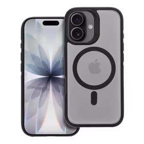 Dėklas NEO telefonui IPHONE 17 suderinamas su MagSafe juodas