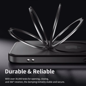 Rock Rotating Stand Soft Touch Series Magnetinis Iphone 16 Pro auksinis