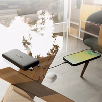 SBS Infinity išorinė baterija 10000mAh 10W LiFePo₄ USB-A USB-C - juoda