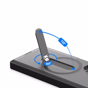 Dux Ducis Kind dėklas, skirtas Samsung Galaxy Z Fold 8 Ultra / Z Fold 7, su stovu, suderinamas su MagSafe – juodas