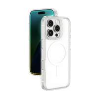 AmazingThing Titan Pro Mag dėklas su magnetiniu žiedu iPhone 16 Pro - skaidrus