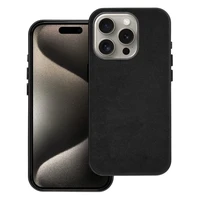 WOVEN MAG COVER dėklas telefonui suderinamas su MagSafe IPHONE 15 Pro juodas