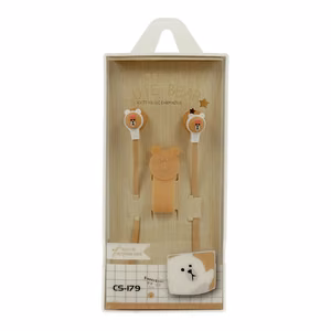 Ausinės CASNI - CS-179 su mikrofonu Smėlio
