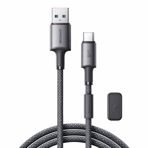 Кабель Joyroom S-A50 Unlimited Series 3A USB-A - USB-C с магнитным органайзером 1,2 м - серый