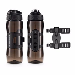 Rockbros S550H-1 700 ml termosinė gertuvė su magnetiniu laikikliu ir tvirtinimo dirželiu - juoda