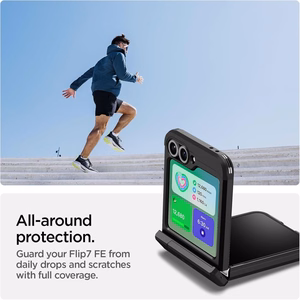 Spigen Tough Armor Pro Mag Magnetinis dėklas telefonui Samsung Galaxy Z Flip 6 / 7 FE - juodas