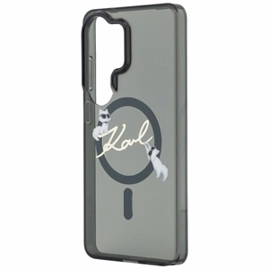 Karl Lagerfeld dėklas IML KC Script MagSafe skirtas Samsung Galaxy S26 Ultra juodas