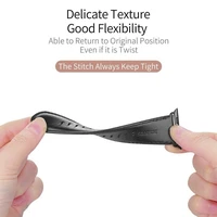 DUX DUCIS natūralios odos dirželis YA, skirtas Apple Watch 38 / 40 / 41 mm, juodas