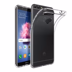 Ultra Slim 0,5 mm galinis dėklas Huawei P Smart, skaidrus
