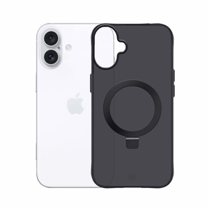 3mk Smoke magnetinis dėklas su stovu iPhone 17 telefonui - juodas