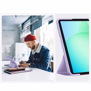 TechProtect SmartCase deklas Samsung Galaxy Tab A9+ / A11+ Plus 11.0 X210 / X215 / X216 / X230 / X235 / X236 - Violetinis