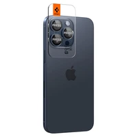 Spigen Optik.tR EZ Fit kameros apsauga iPhone 14 Pro / Pro Max / 15 Pro / Pro Max – titano mėlyna, 2 vnt.