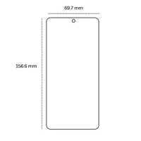 Apsauginis stiklas 2,5D Oppo Reno 12F 5G (Global) / 12FS 5G