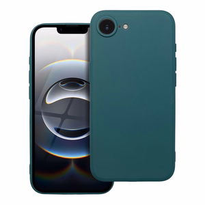 MATT dėklas telefonui IPHONE 16e (SE 4 2025) tamsiai žalias