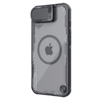 Nillkin Iceblade Prop magnetinis dėklas su objektyvo dangteliu ir stovu iPhone 16e telefonui - juodas